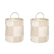 Chess Aufbewahrungskörbe small 2-er Pack - Clay-offwhite - OYOY