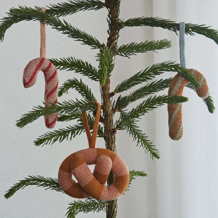 Christmas Sugar Canes Weihnachtsanhänger 5er Pack, Multi OYOY