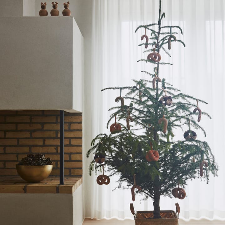 Christmas Sugar Canes Weihnachtsanhänger 5er Pack, Multi OYOY