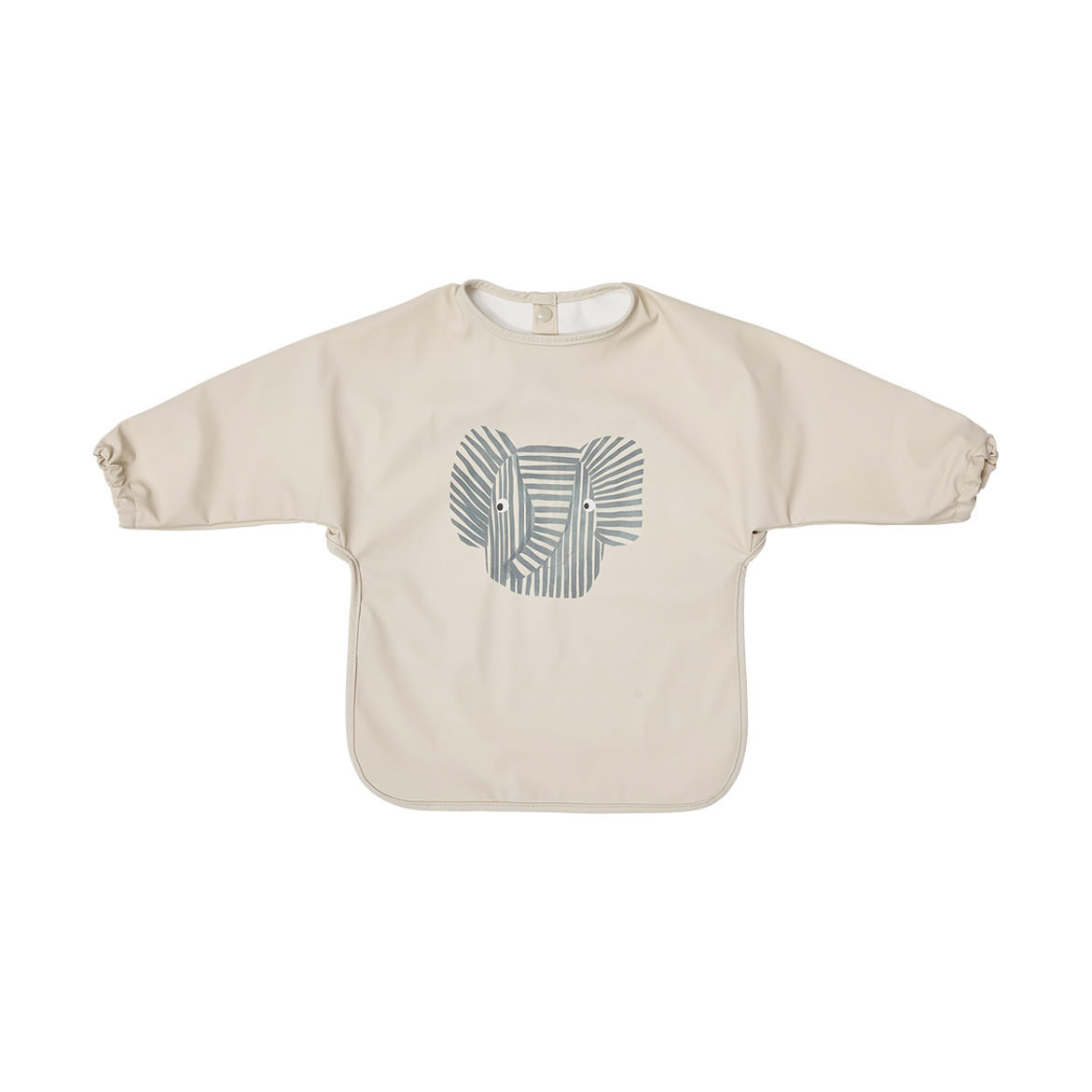 OYOY Erik Elefant Lätzchen mit Ärmel Beige