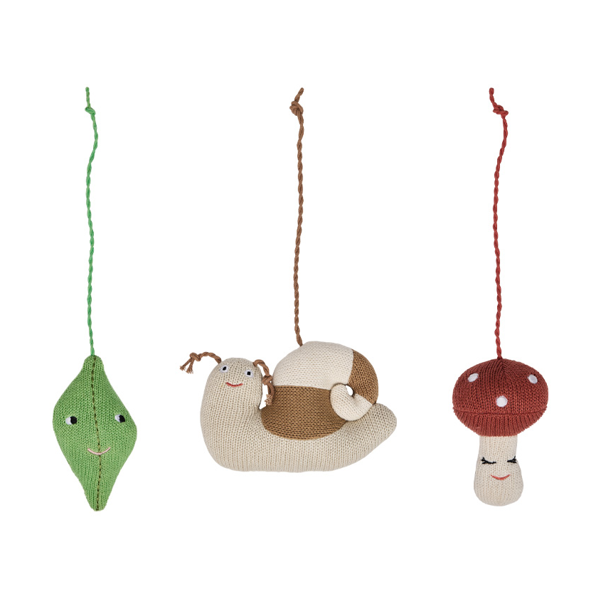 OYOY Forest play Spielzeug Spielbogen Brown-green-red