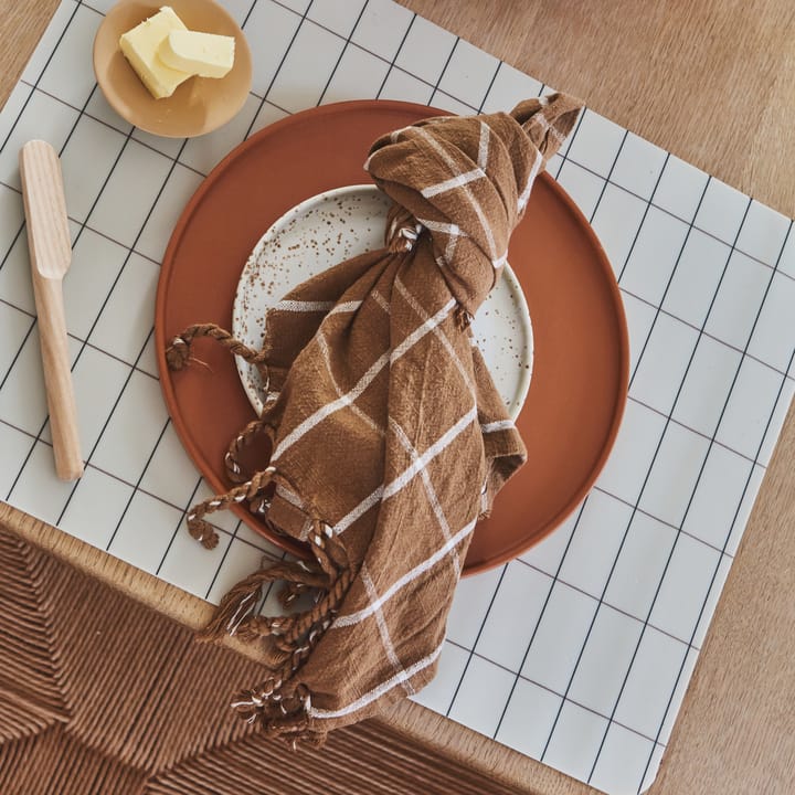 Gobi Geschirrtuch 50 x 70cm 2er Pack - Camel-offwhite - OYOY