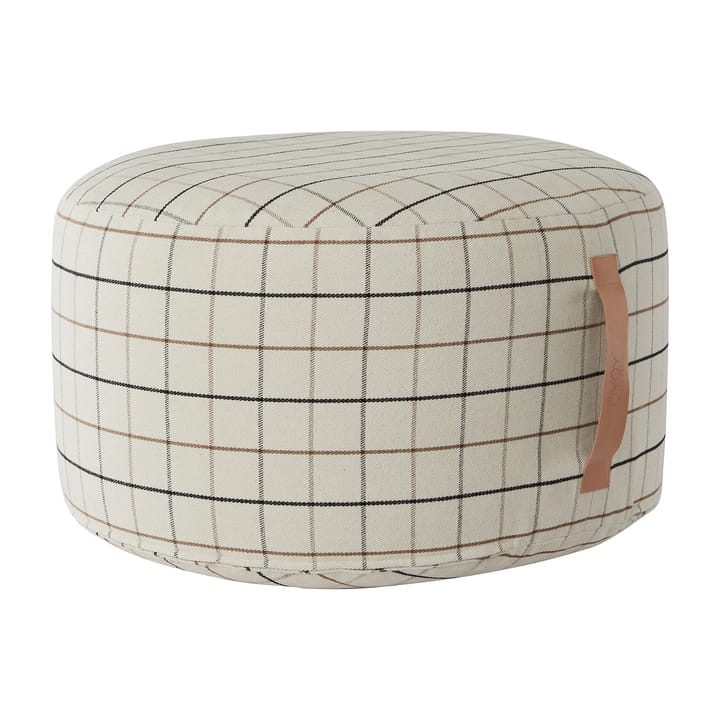 Grid Pouf Ø65cm - Off white - OYOY