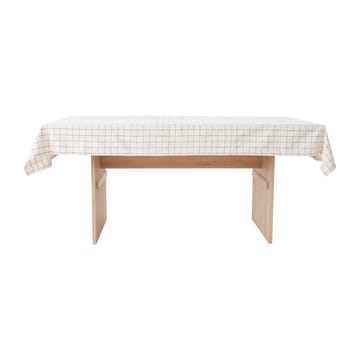 Grid Tischtuch 140 x 260cm - Offwhite-red - OYOY
