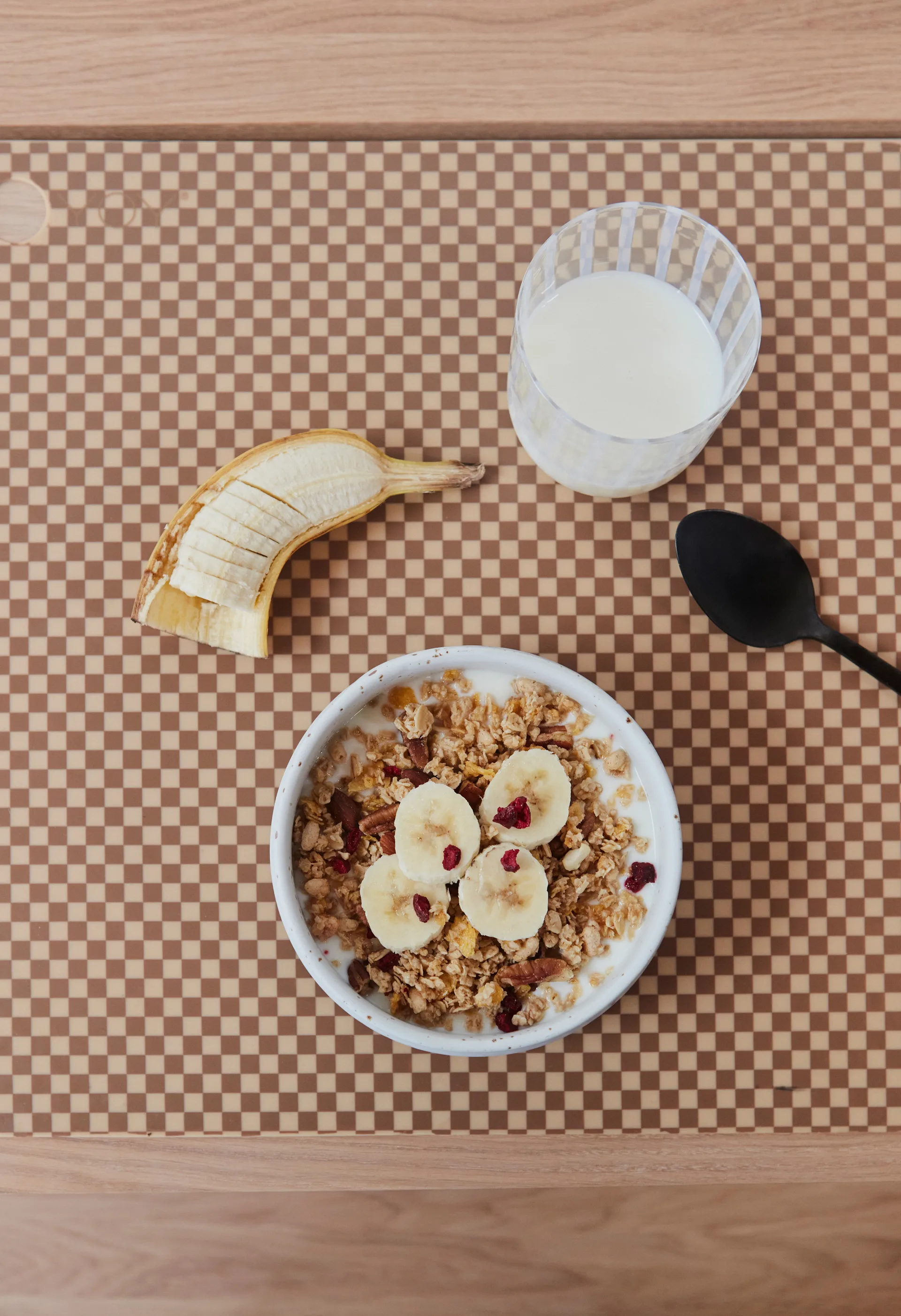 Hagi Schale Ø17cm, Weiß-hellbraun OYOY