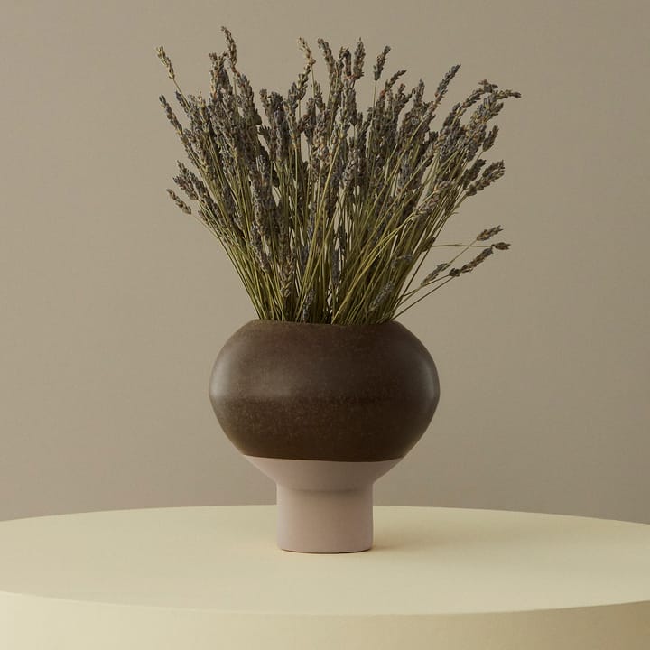 Hagi Vase 15cm - Braun - OYOY