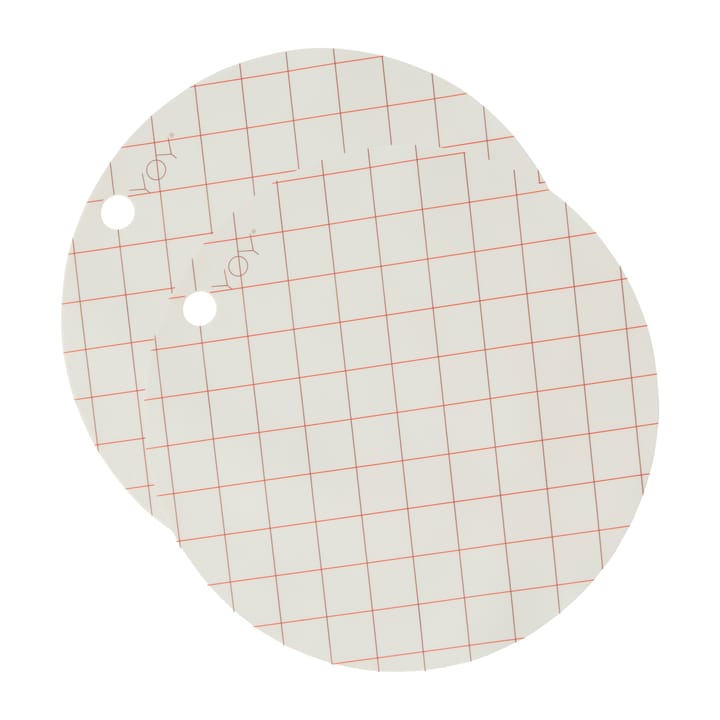 Hokei Platzdecke Ø39cm 2er Pack - Offwhite - OYOY