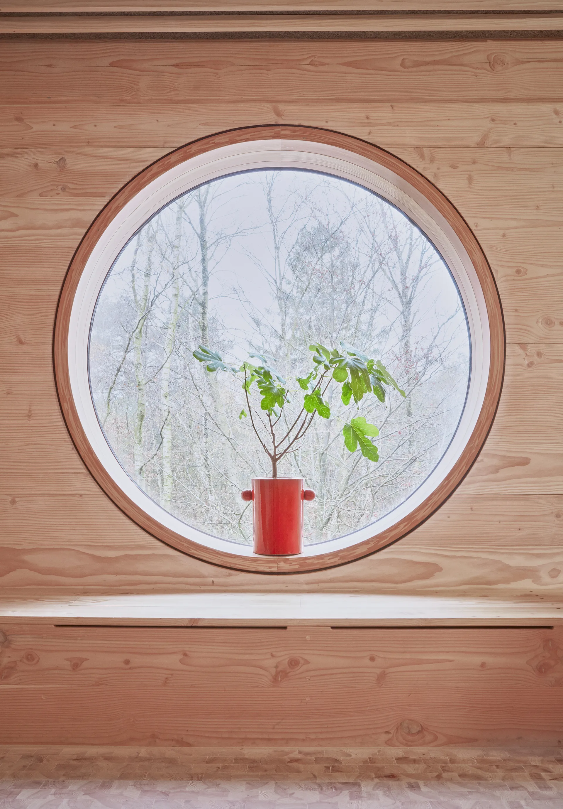 Inka Blumentopf small, Cherry Red OYOY