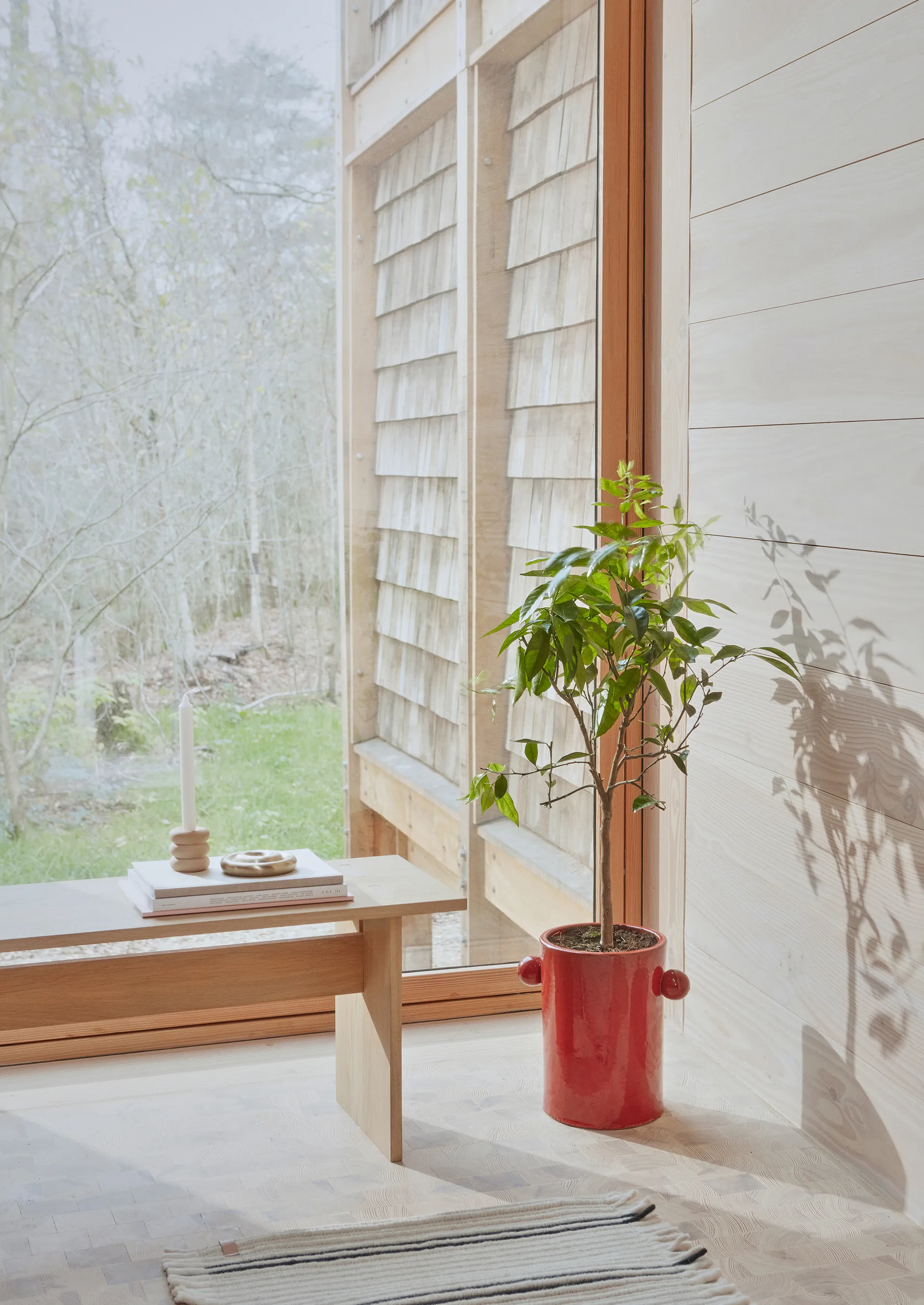 Inka Blumentopf small, Cherry Red OYOY