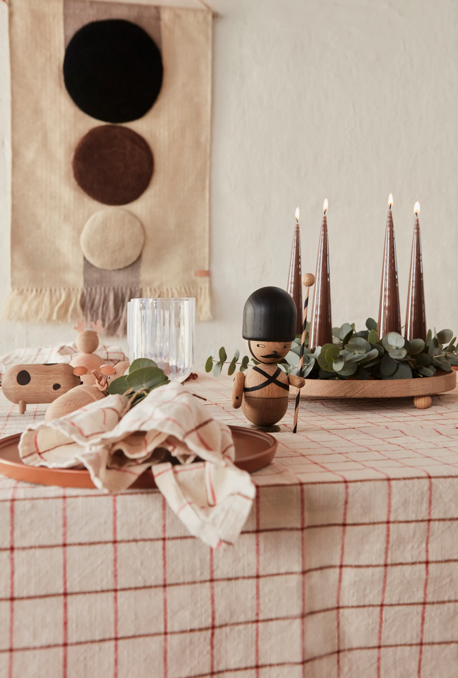 Inka Holztablett rund Ø30cm, Nature OYOY