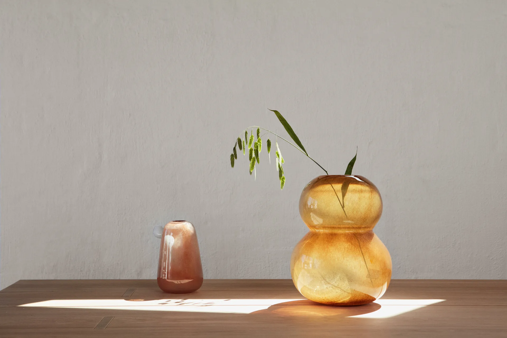 Inka Vase small 20cm, Taupe OYOY