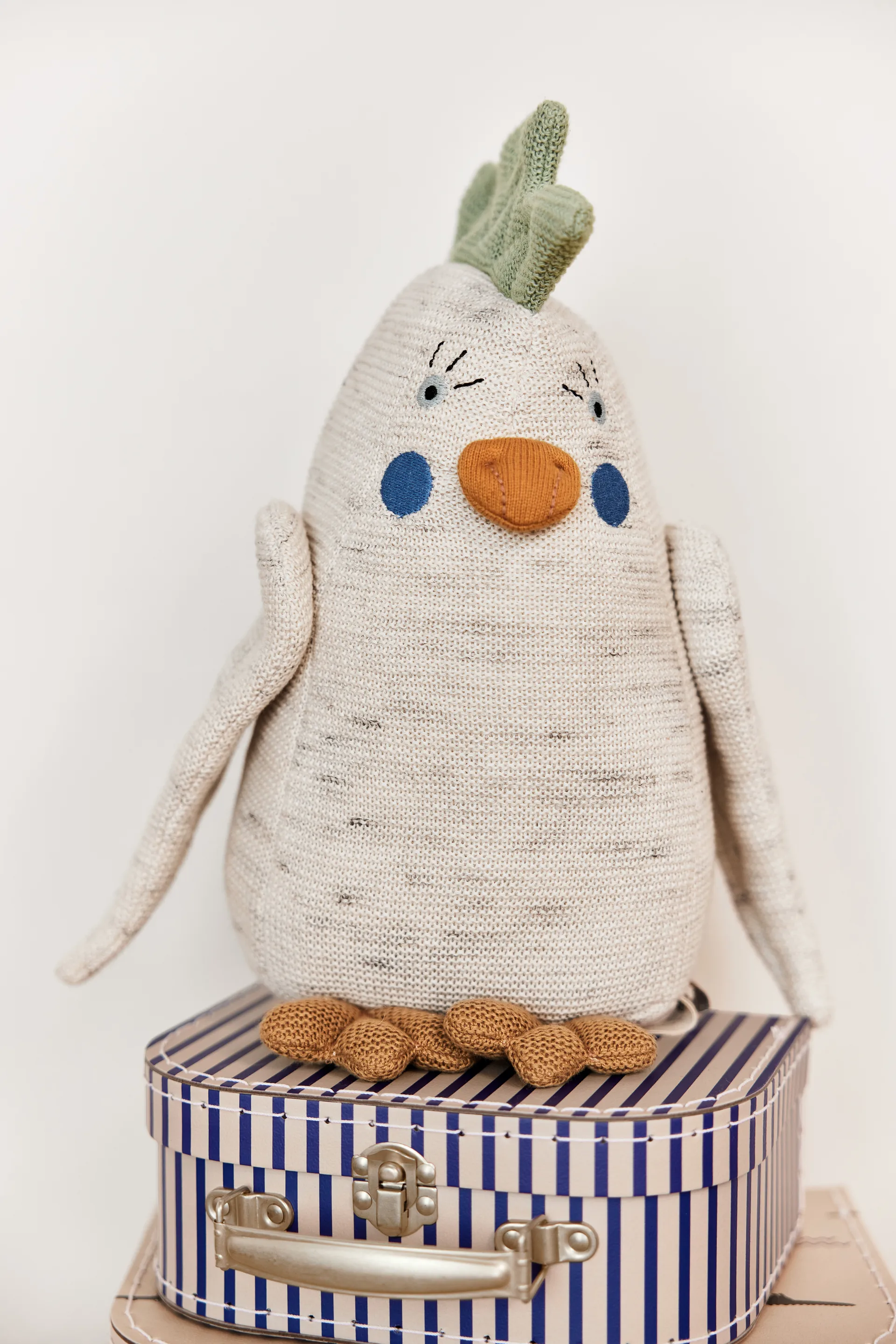 Kai Papagei Plüschtier, Offwhite-Light Mint OYOY