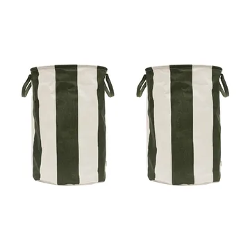 Kara Aufbewahrungskorb large Ø38x54 cm - Dark Green - OYOY