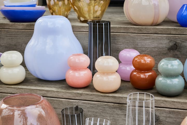 Kojo Vase small, Lavender-White OYOY