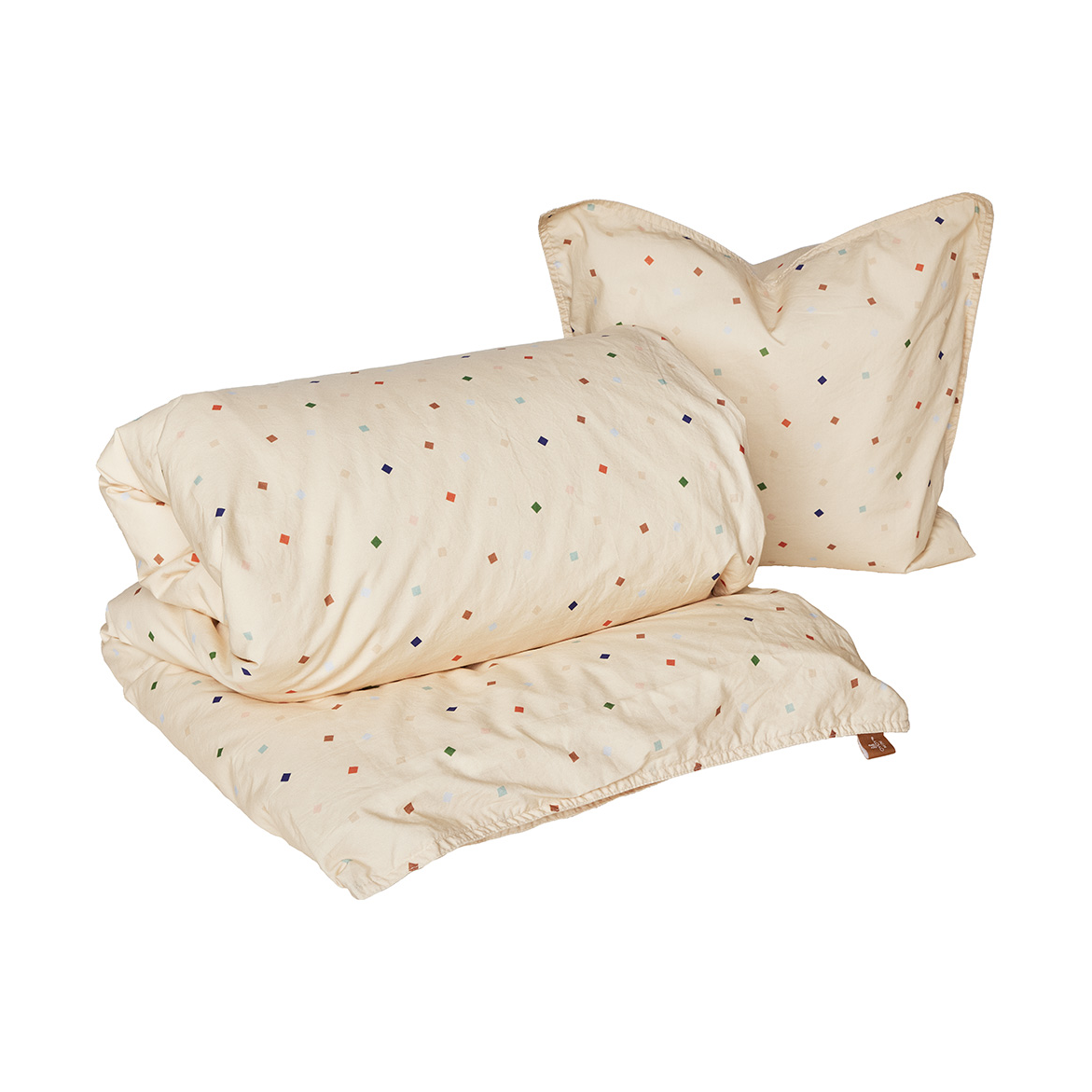 OYOY Konfetti Bettwäsche Set Junior Multi | Skandinavisches Design | Bettwäsche-Sets | Multi