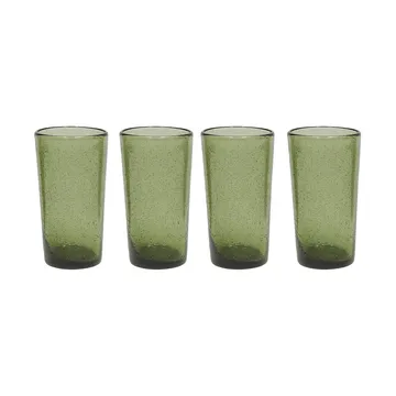 Kuki Highball Glas 4er-Pack - Green - OYOY