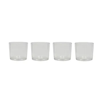 Kuki Trinkglas 4er-Pack - Clear - OYOY