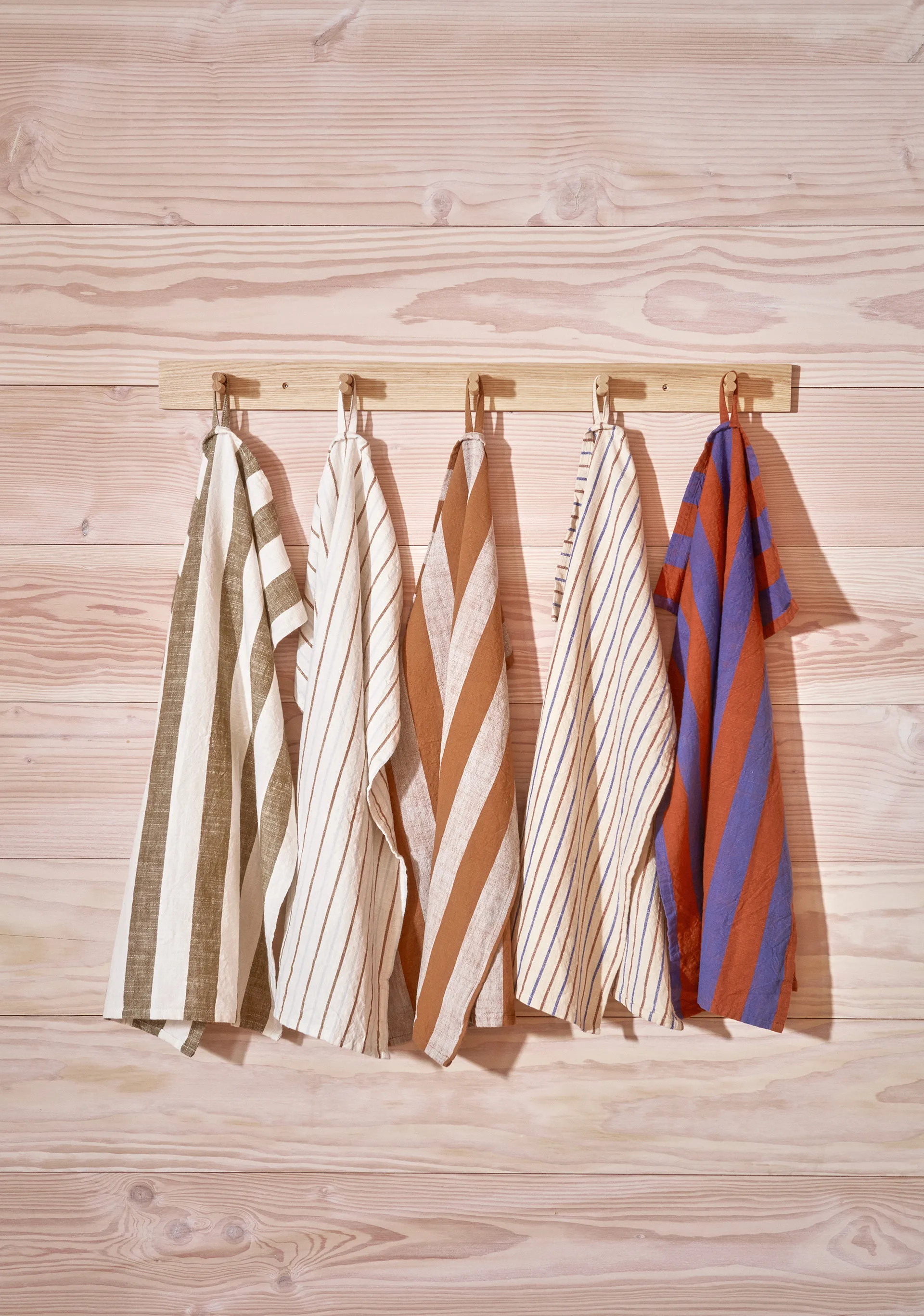 Kurin Geschirrtuch 50 x 70cm 2er Pack, Caramel-blue OYOY