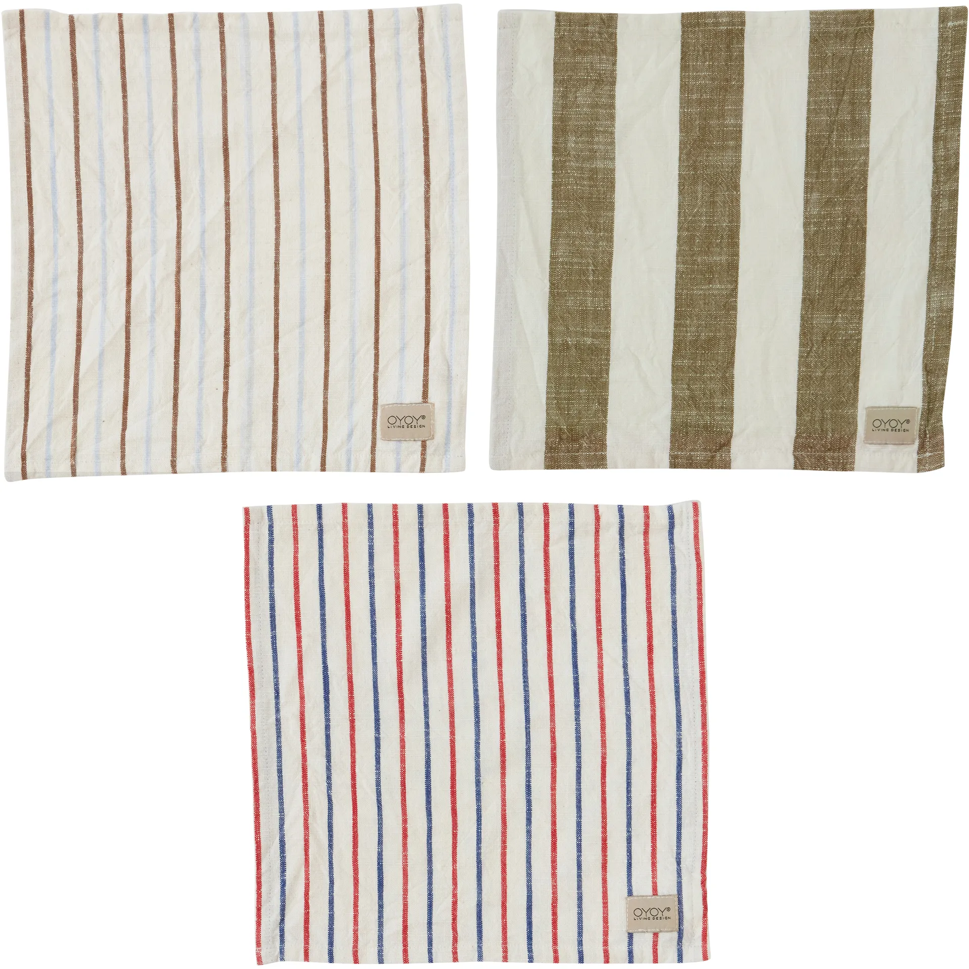 Kurin Spüllappen 28 x 28cm, Olive-offwhite OYOY