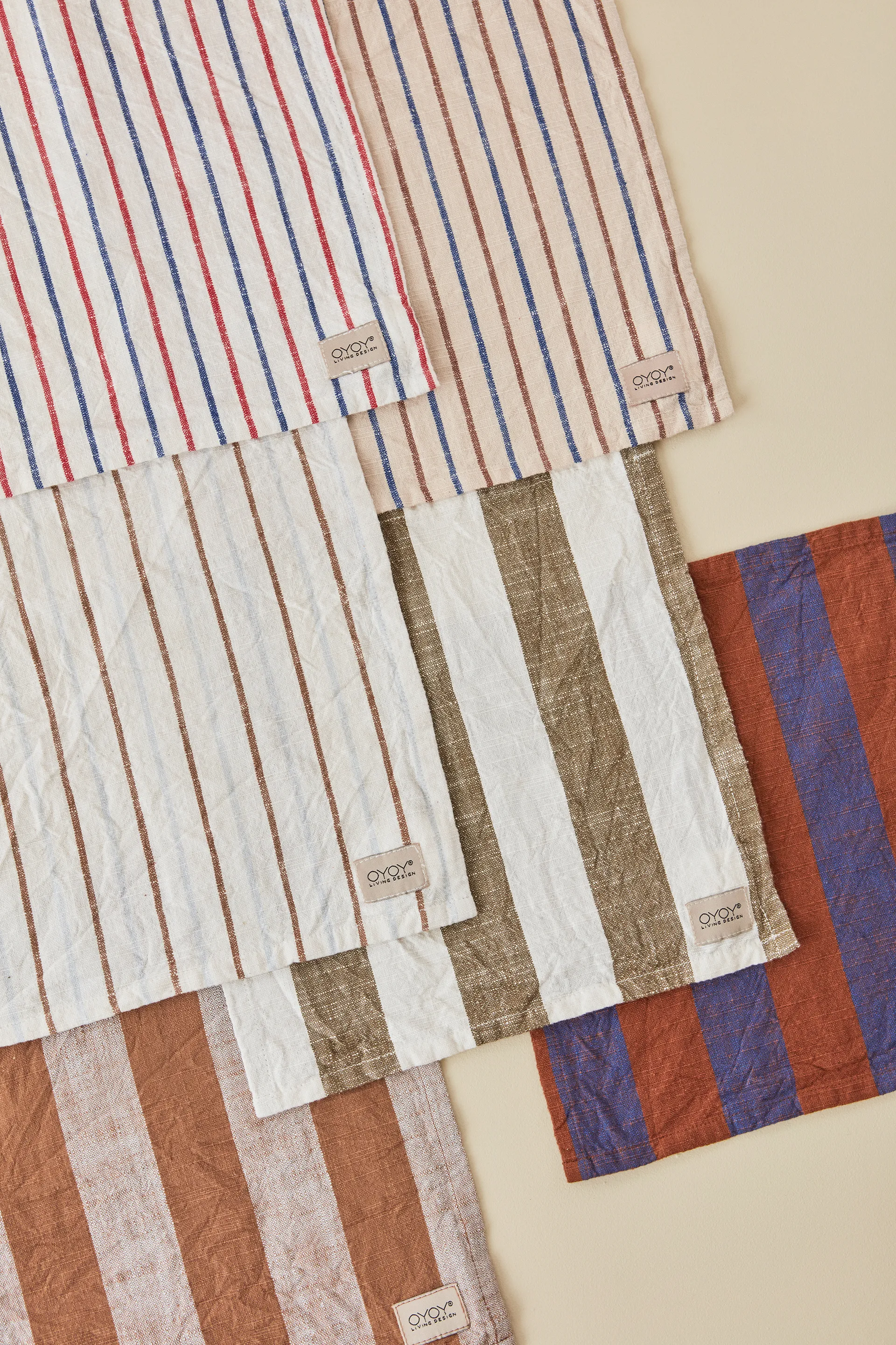 Kurin Spüllappen 28 x 28cm, Olive-offwhite OYOY