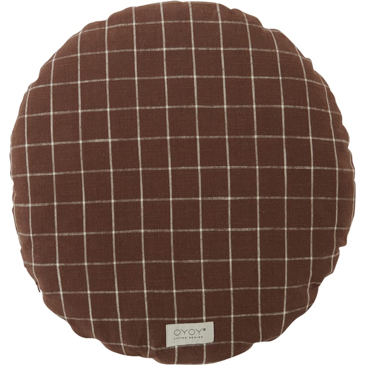 Kyoto Kissen Ø48cm - Brown - OYOY