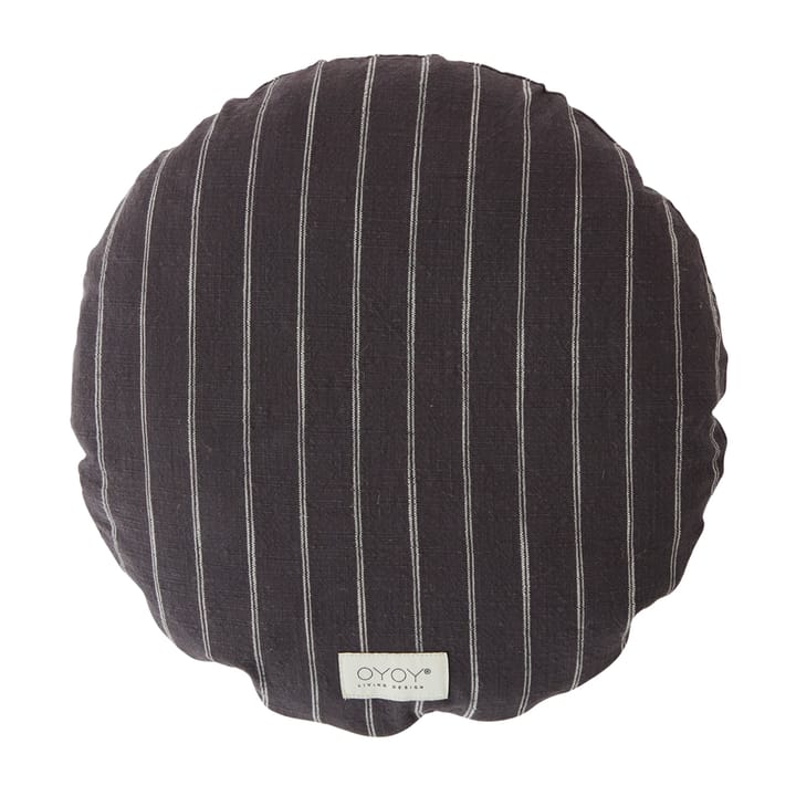 Kyoto Kissen rund Ø40cm, Anthracite OYOY