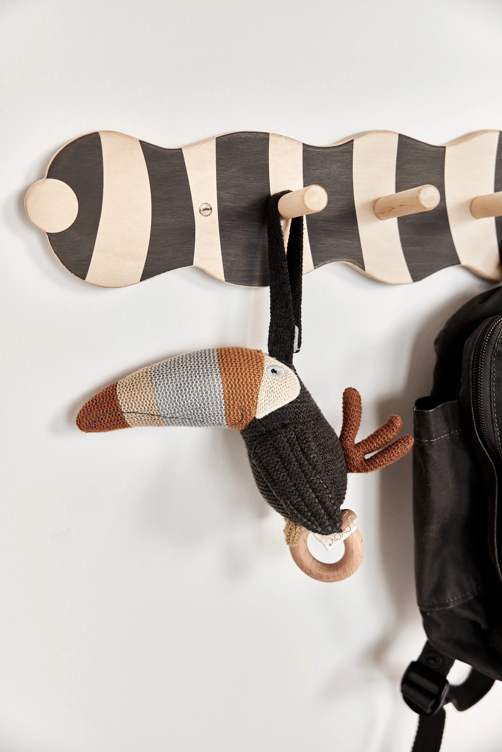 Larven Kleiderbügel, Natur OYOY