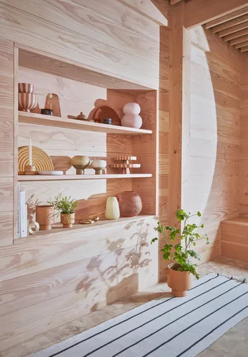 Lina Teppich 62 x 220cm - Offwhite - OYOY