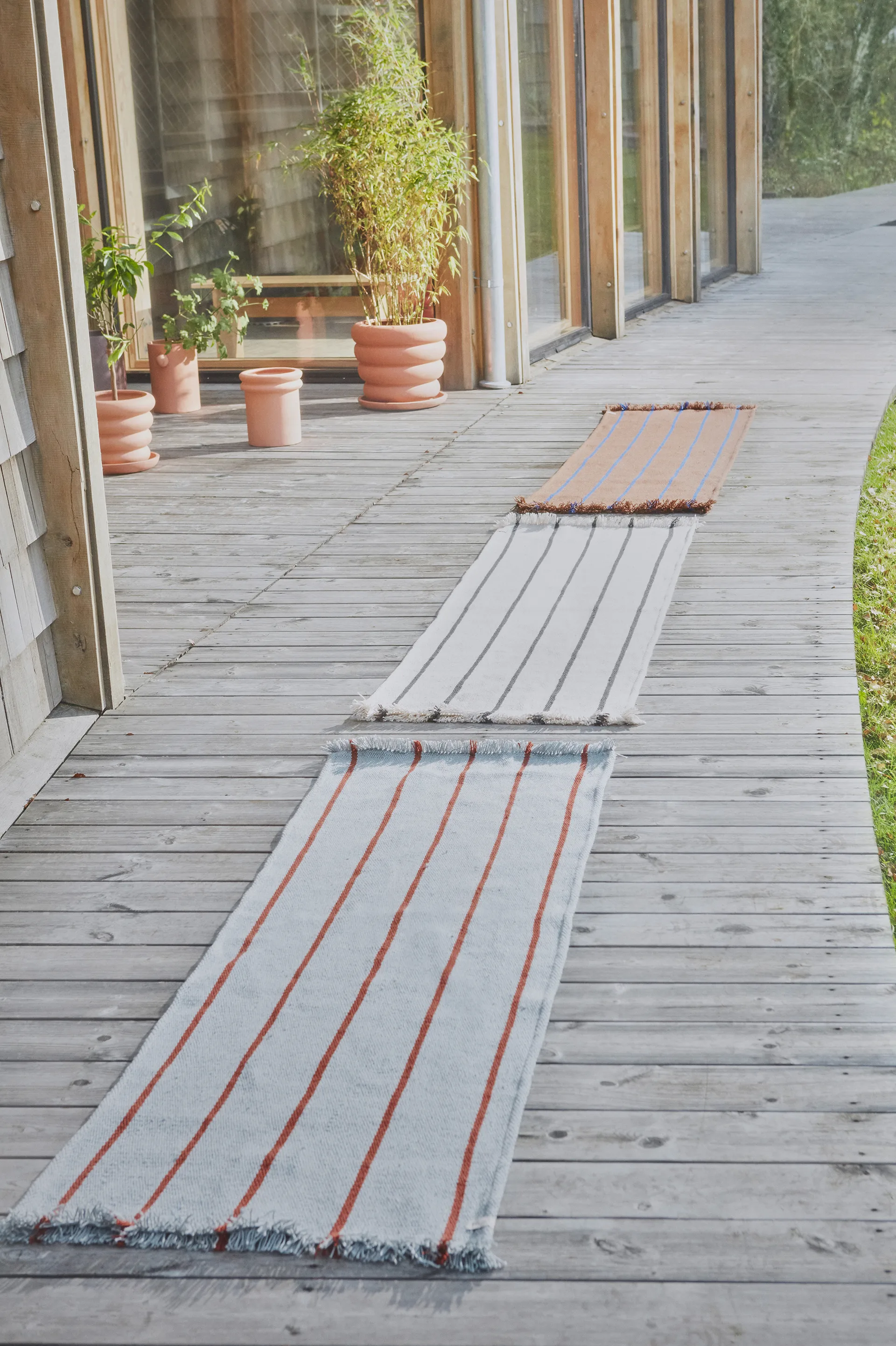 Lina Teppich 62 x 220cm, Offwhite OYOY