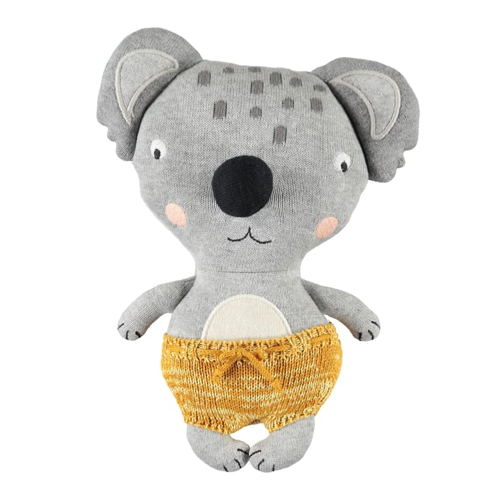 Little Anton Koala Kuscheltier - Grau-gelb - OYOY