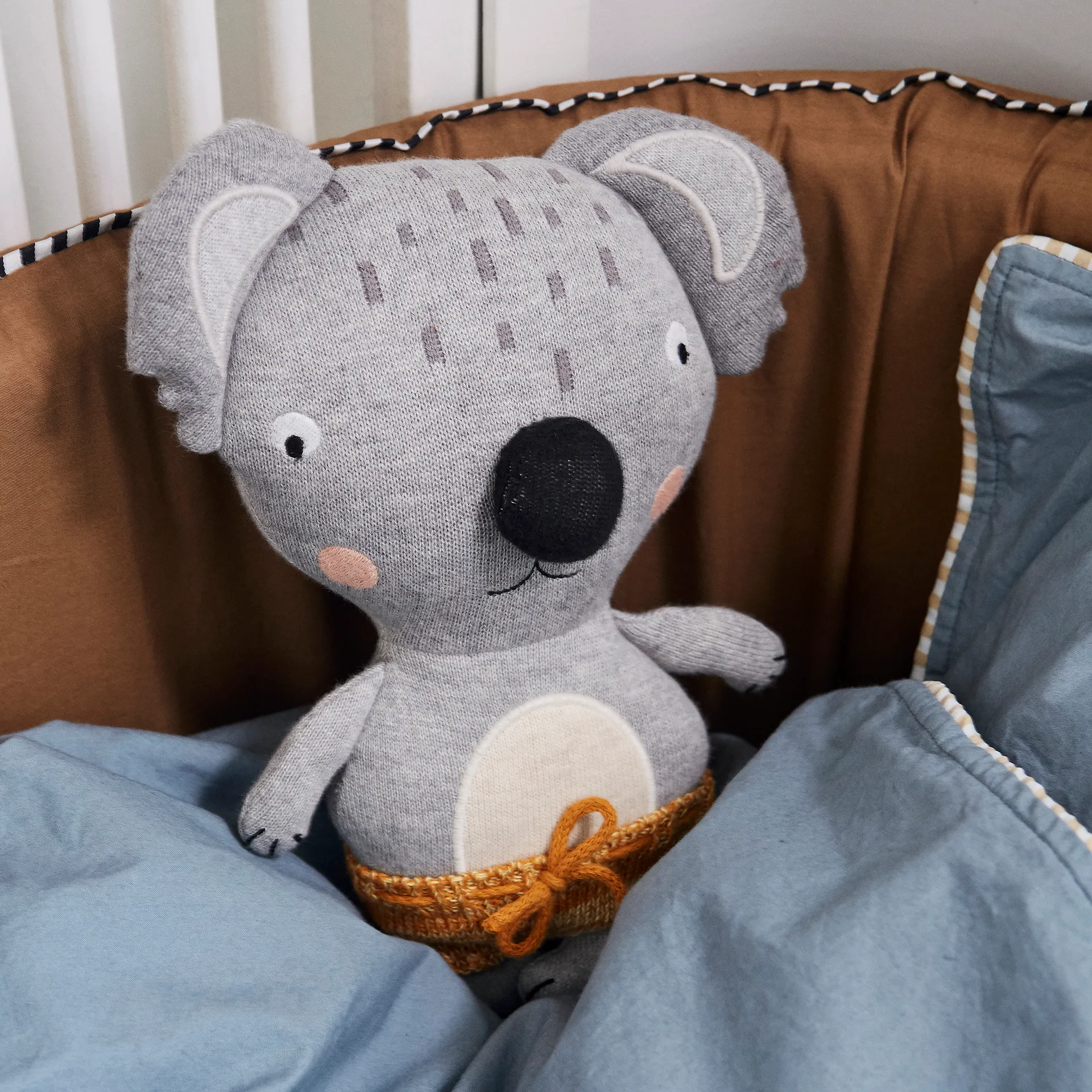 Little Anton Koala Kuscheltier, Grau-gelb OYOY