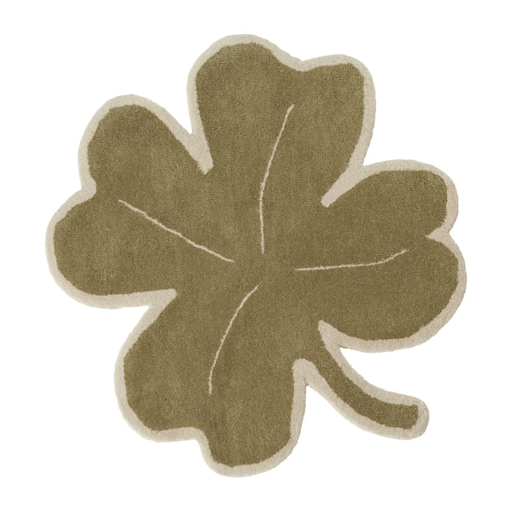 Lucky Clover Teppich 95 x 95cm - Green - OYOY