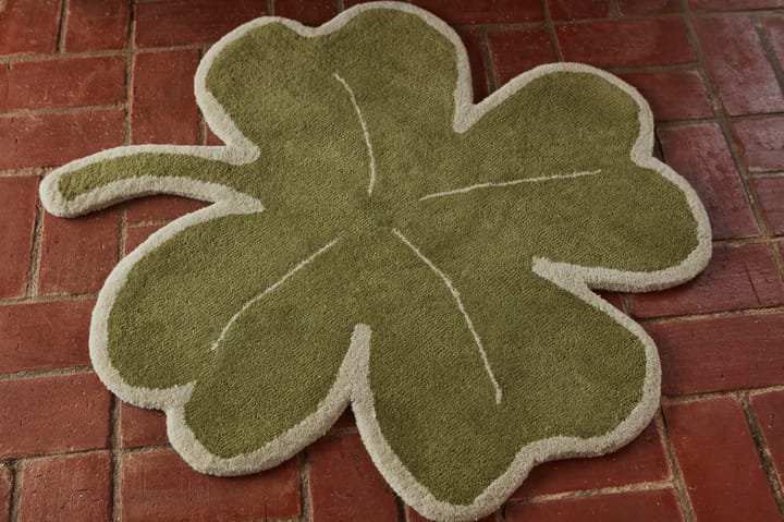 Lucky Clover Teppich 95 x 95cm, Green OYOY
