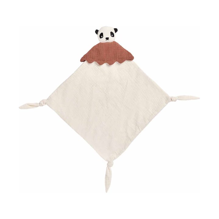 Lun Lun Panda Kuscheldecke 40x40 cm - Offwhite - OYOY