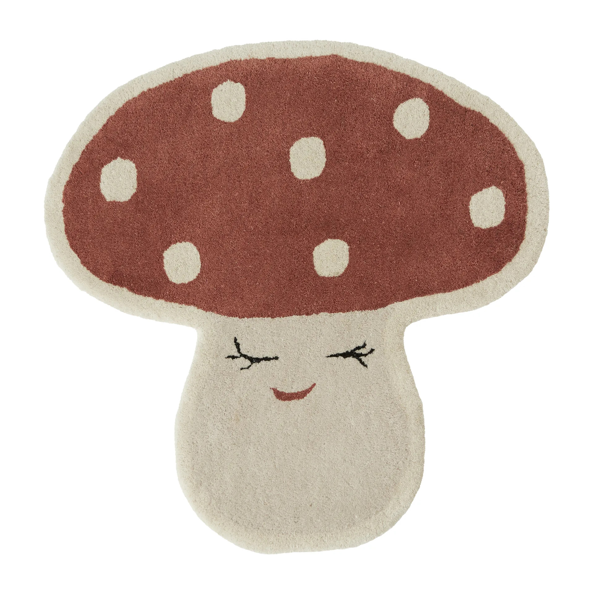 Malle mushroom Teppich 75 x 77cm, Red OYOY