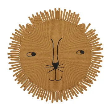 Mara Lion Kinderteppich - Ø98cm - OYOY