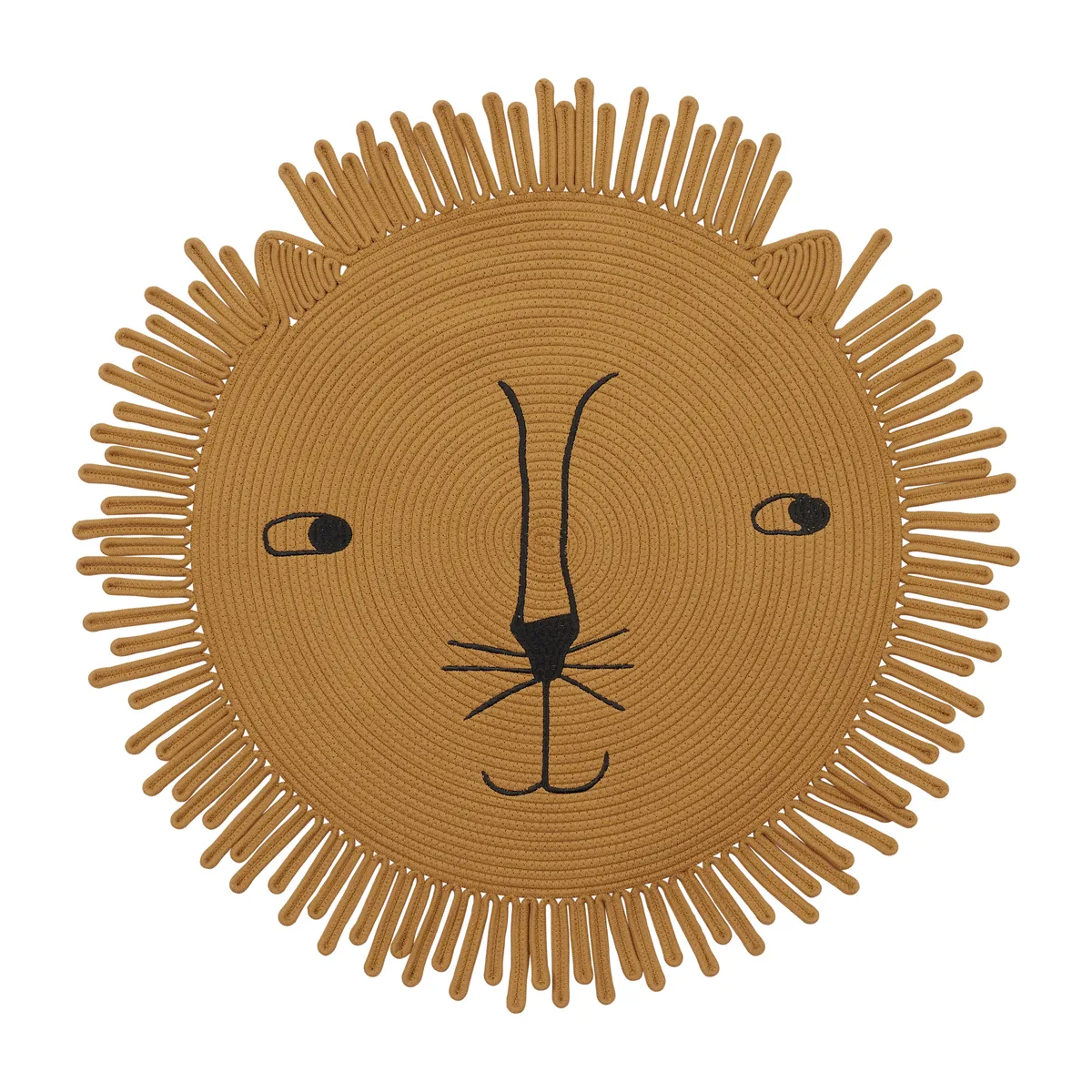 OYOY Mara Lion Kinderteppich Ø98cm
