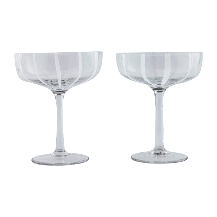 Mizu coupe Champagnerglas 2er Pack - Clear - OYOY