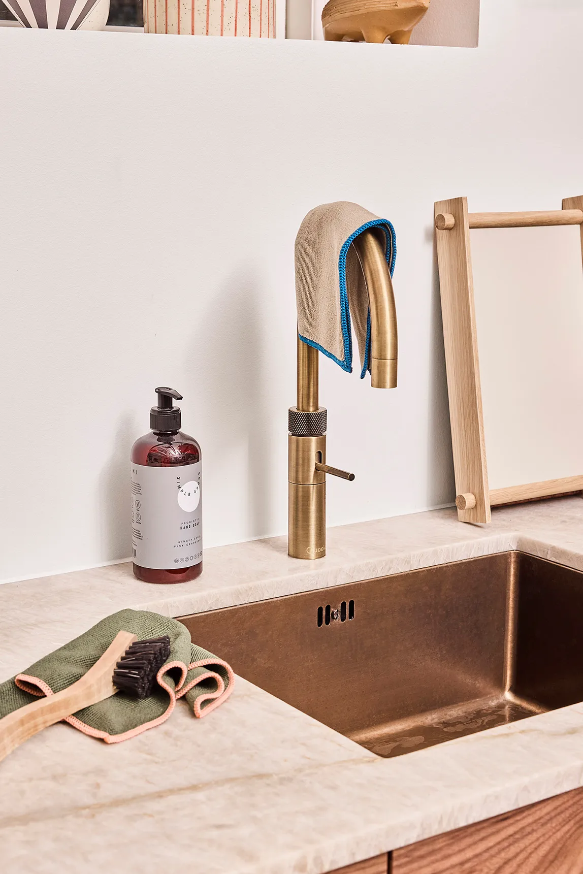 Mundus Mikrofasertuch 30x30 cm 3-teilig, Olive-clay OYOY