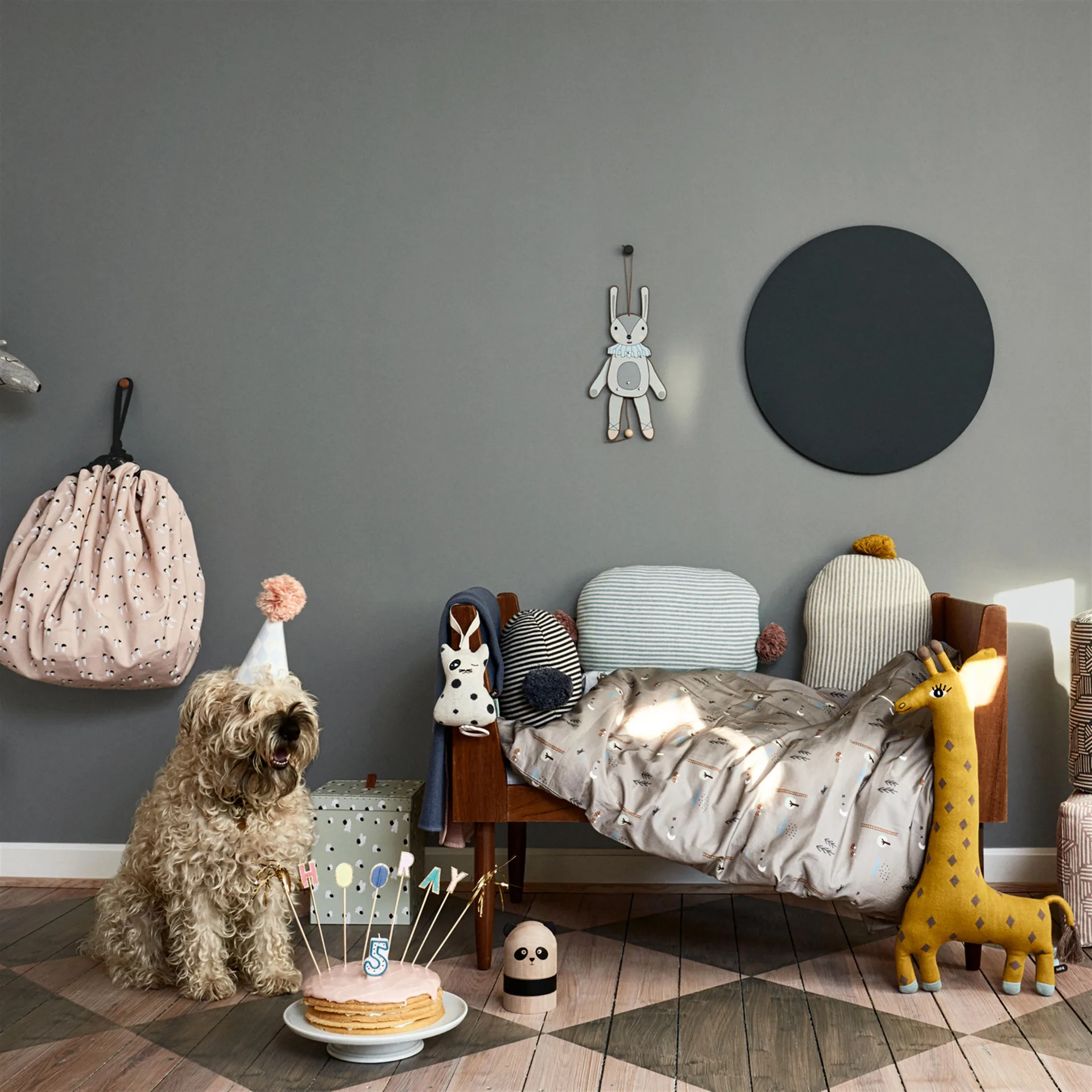 Noah the Giraff Plüschtier, Gelb OYOY