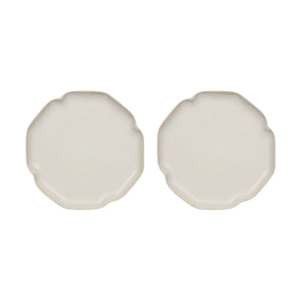 OYOY Nori Dessertteller 13x15 cm 2er-Pack Mellow