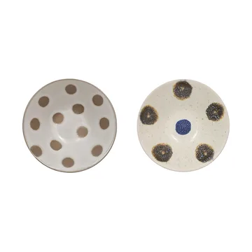 Nori Schale small Ø10,5 cm 2er-Pack - Off-white-brown - OYOY