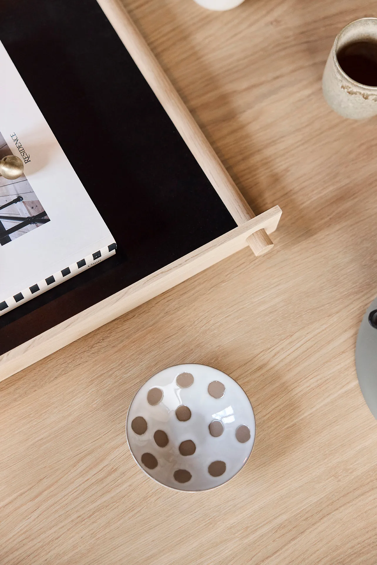 Nori Schale small Ø10,5 cm 2er-Pack, Off-white-brown OYOY