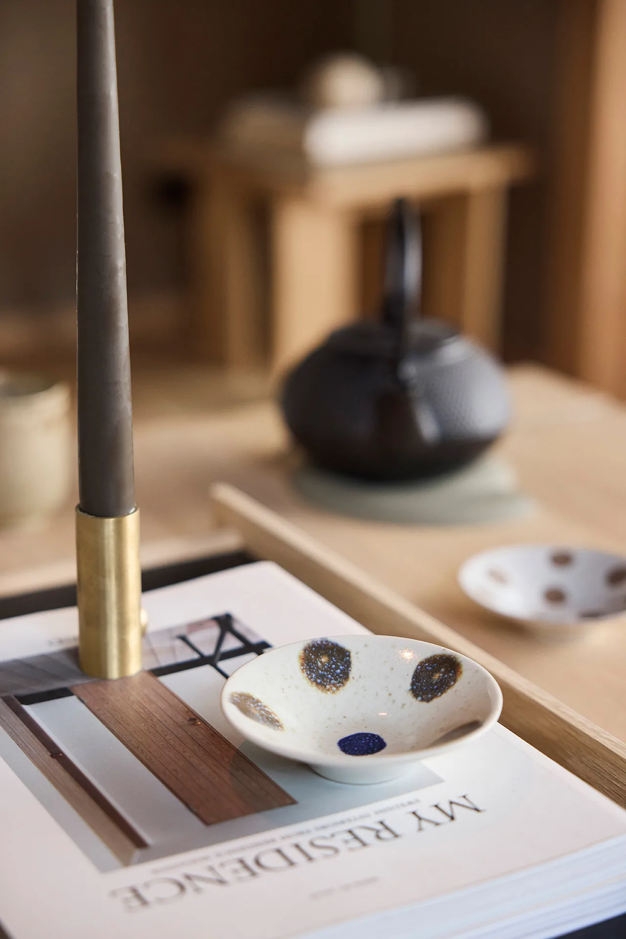 Nori Schale small Ø10,5 cm 2er-Pack, Off-white-brown OYOY