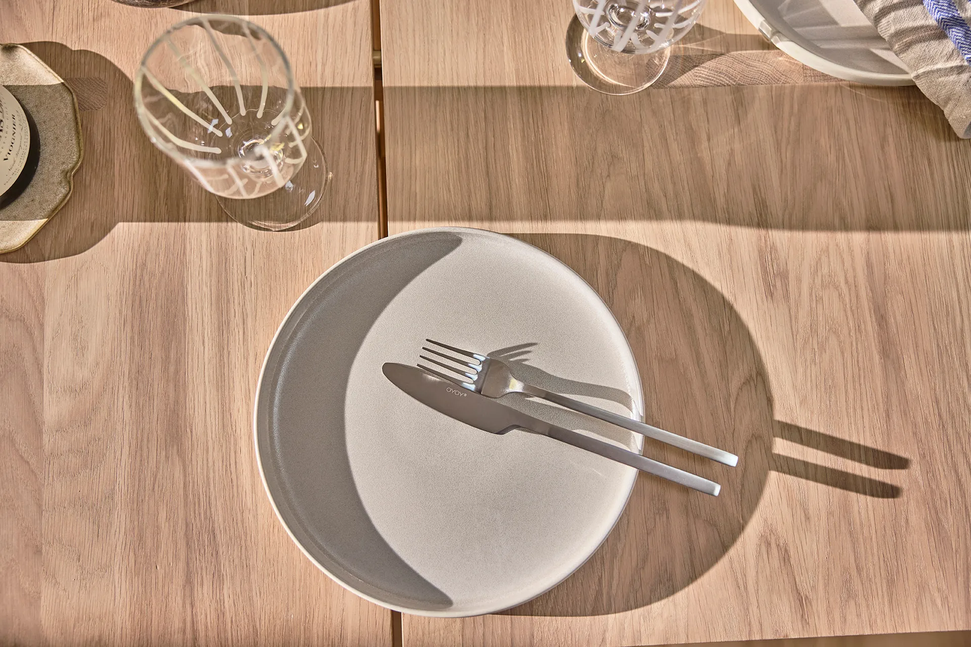 Nori Teller Ø24 cm 2er-Pack, Mellow OYOY