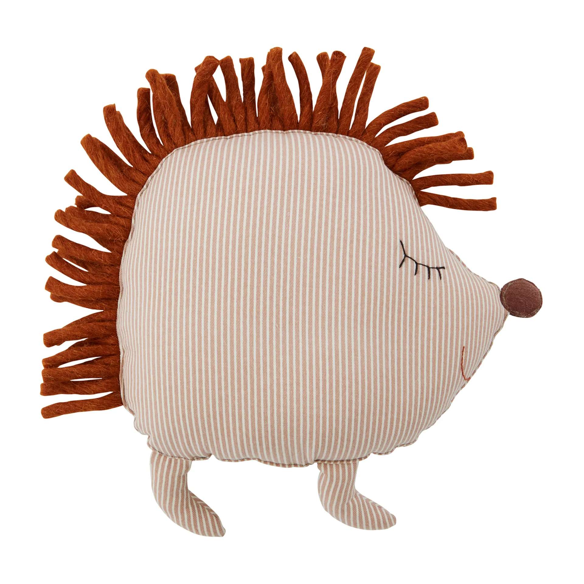 OYOY denim Tierkissen, Hope Hedgehog, beige OYOY