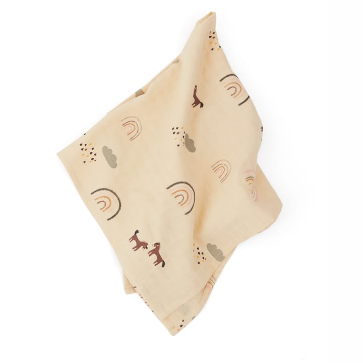 OYOY Mini Muslin Square Handtuch/Decke 3er Pack, Rainbow OYOY