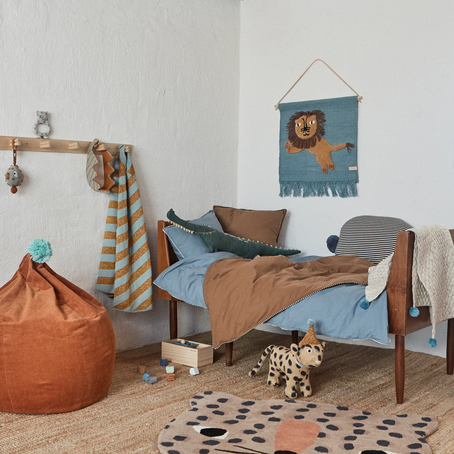 OYOY Mini Tierteppich, Leopard OYOY