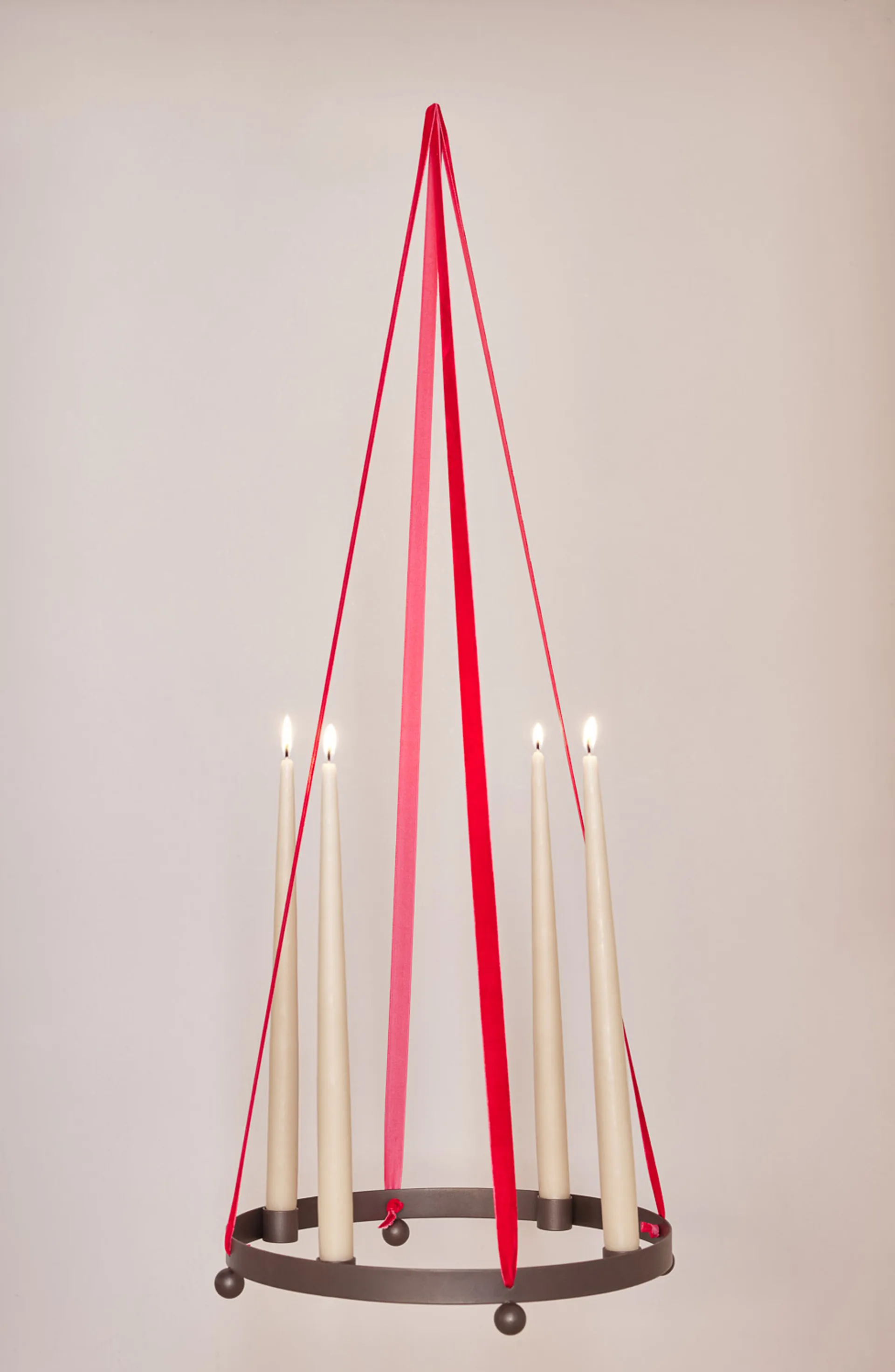 Pearl Adventskerzenhalter Ø36cm, Browned Brass OYOY