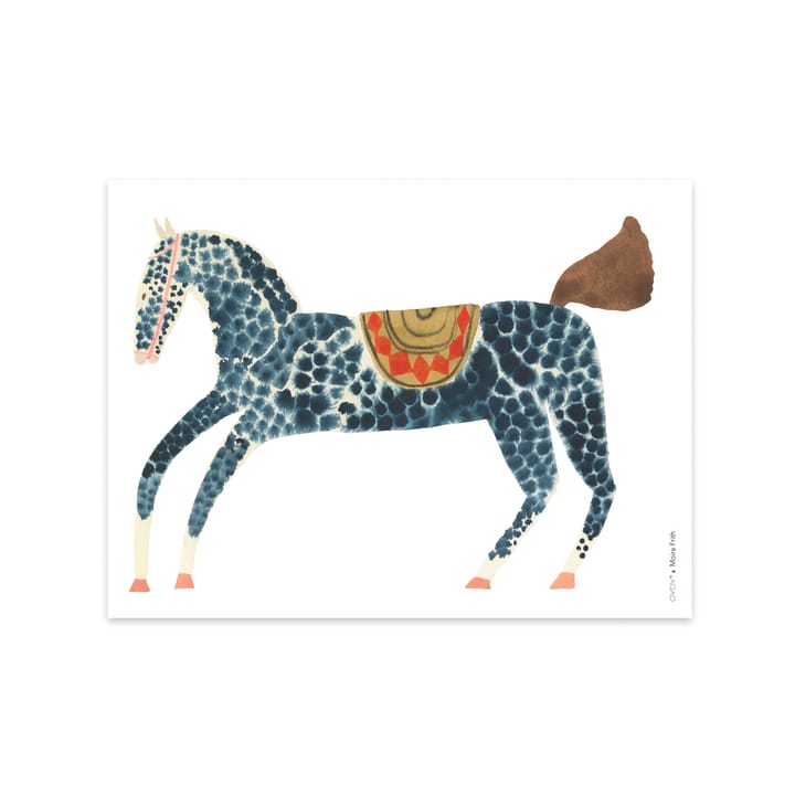 Pelle Pony Poster 30 x 40cm, Multi OYOY